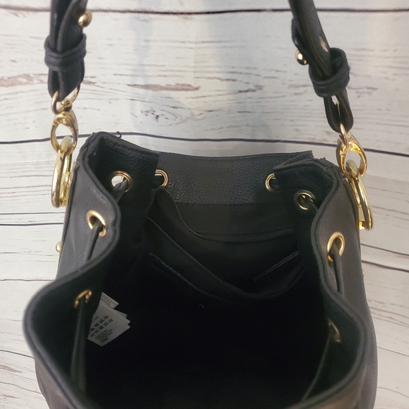 ALDO Backpack in Black and Gold - Picture 5 of 7